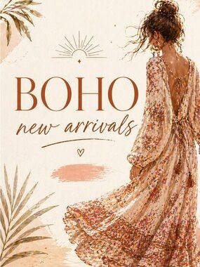 850-899 BOHO NOT FREE SHIPPING New Arrivals! Congrats! 🌸